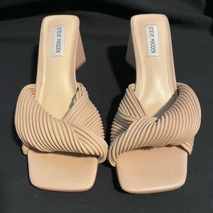 Steve Madden | Shoes | Steve Madden Evela Sandals Nude | Poshmark